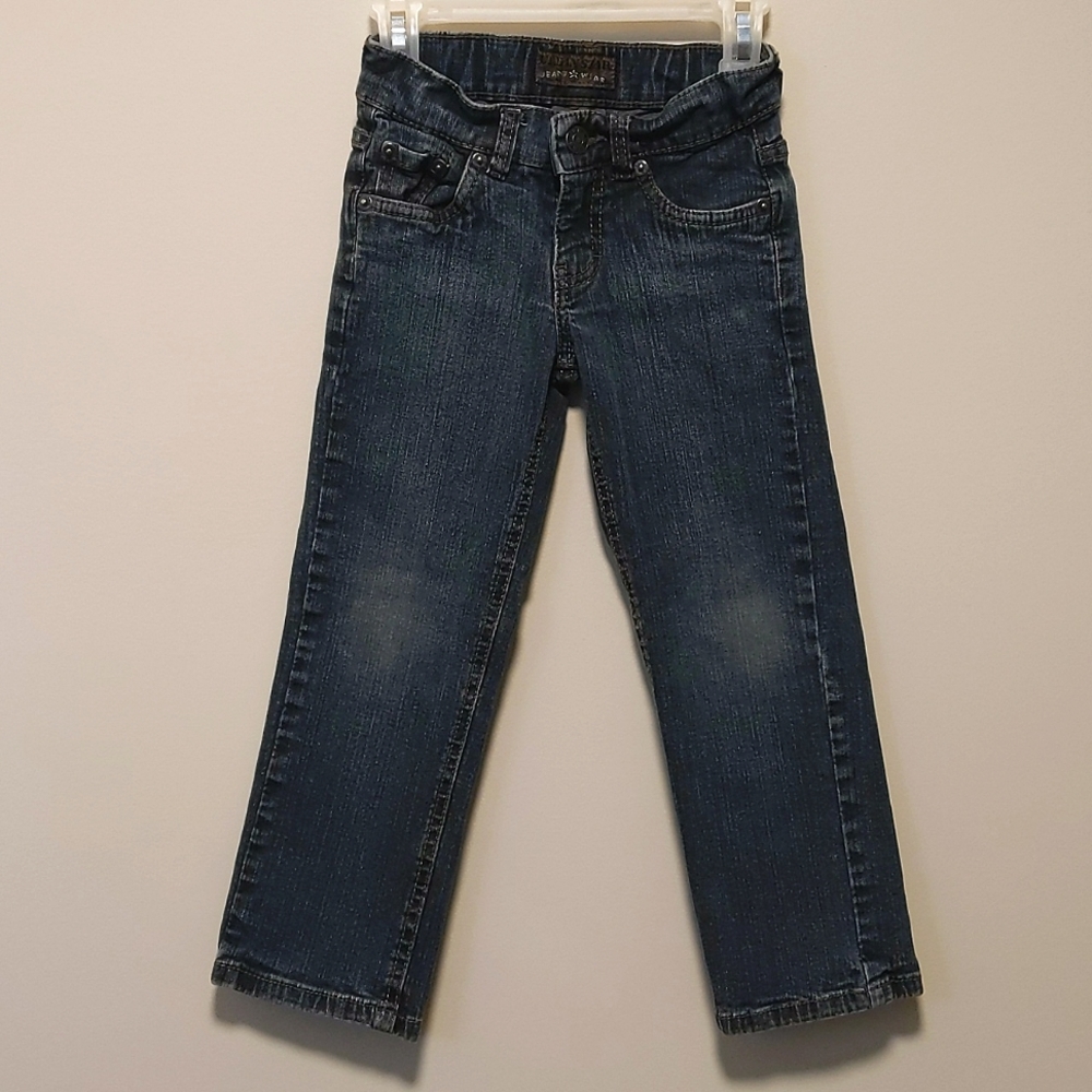 Urban Star Boys Straight Leg Dark Blue Jeans Child Size 4 Years